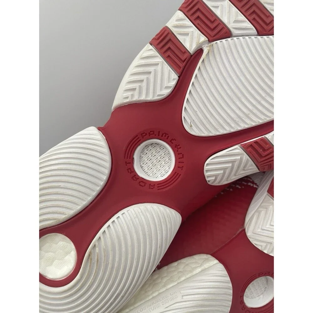 Adidas Trae‎ Young 2 Basketball Shoes Red White Knit Upper Men's 14
